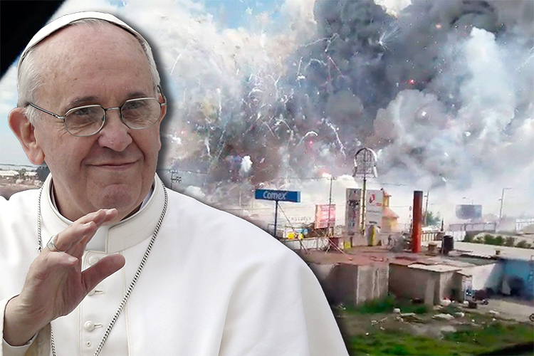 Papa Francisco lamenta explosión de mercado en Tultepec