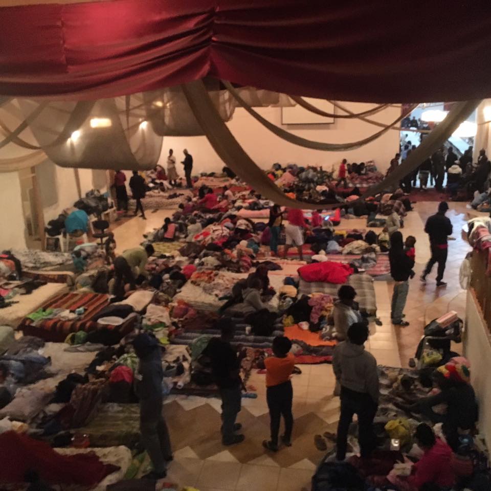 Refugiados haitianos en Tijuana