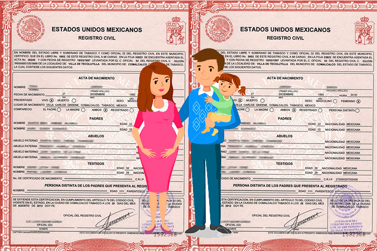 Tramita el acta de nacimiento mexicana a tu hijo