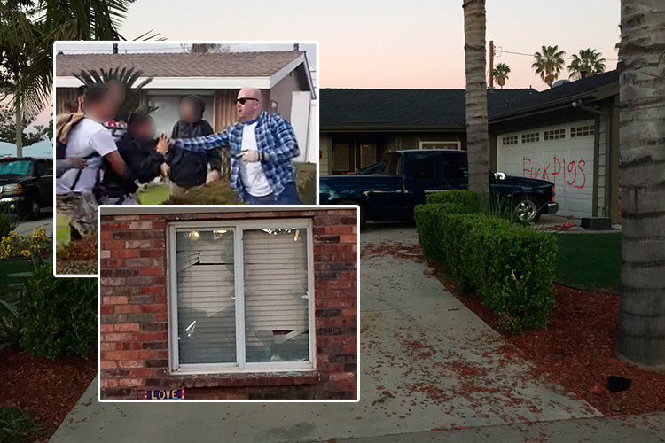 Vandalizan casa de oficial que disparó contra adolescente latino de 13 años