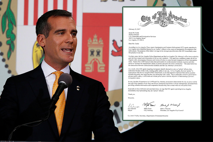 "Los Ángeles exige a agentes de ICE: "No digan que son policías"