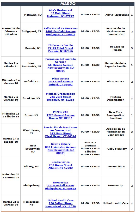 Consulado sobre ruedas