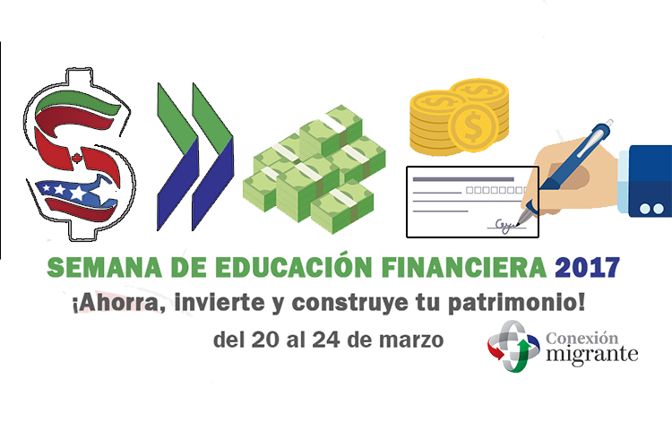 ¡Participa! El lunes inicia la Semana de Educación Financiera en tu consulado