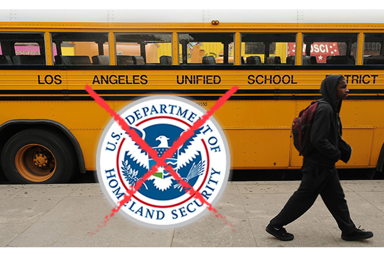 1,000 escuelas de Los Ángeles como "santuarios para indocumentados"