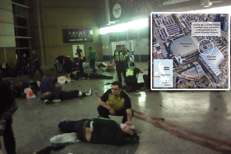 Todo lo que sabemos del ataque terrorista en Manchester, Reino Unido
