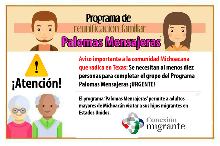 Palomas Mensajeras en Texas