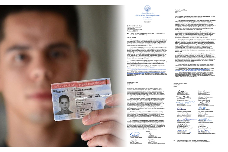 20 Procuradores estatales piden a Donald Trump no cancelar DACA