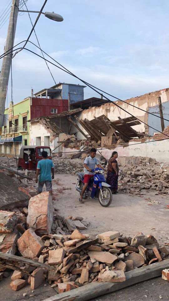 Juchitán de Zaragoza, uno de los municipios más afectados