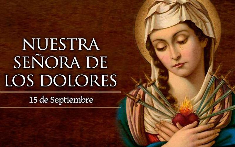 Un día después de la Fiesta de la Exaltación de la Cruz, la Iglesia conmemora a Nuestra Señora de los Dolores