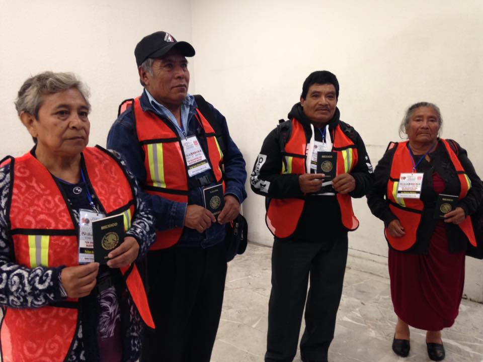 Vinieron desde Puebla