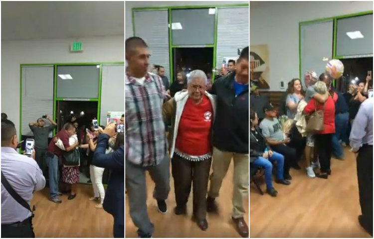 Con mariachis entonando Caminos de Michoacán, migrantes michoacanos recibieron al grupo de “Palomas Mensajeras” que arribo el jueves a California.