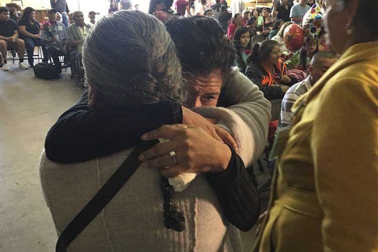 El primer encuentro después de muchos años