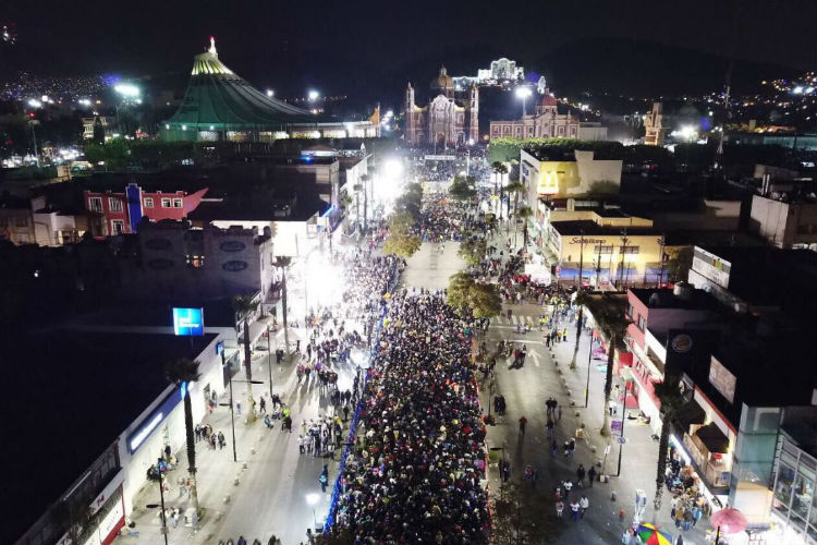 La mayor afluencia de asistentes al templo en 12 de diciembre se había registrado en el año 2016 con más de 7 millones 196 mil peregrinos.