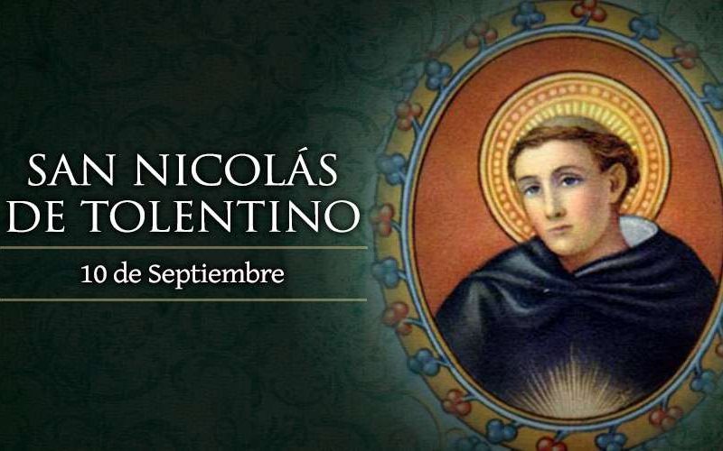 San Nicolás murió el 10 de septiembre de 1305 y fue enterrado en la iglesia de su convento en Tolentino