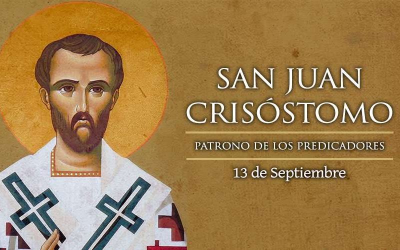 San Juan Crisóstomo, patrono de los predicadores