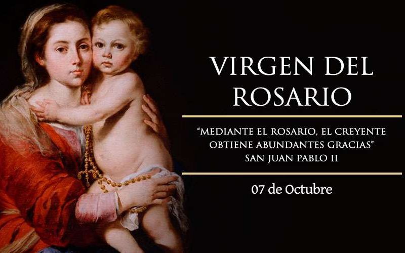 Hoy la Iglesia celebra a la Virgen del Rosario
