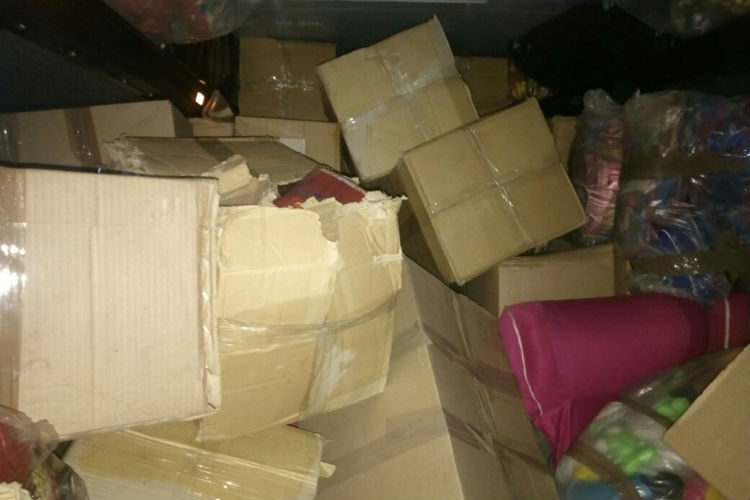 Los 65 centroamericanos rescatados se encontraban escondidos detrás de la presunta paquetería de un autobús de pasajeros.