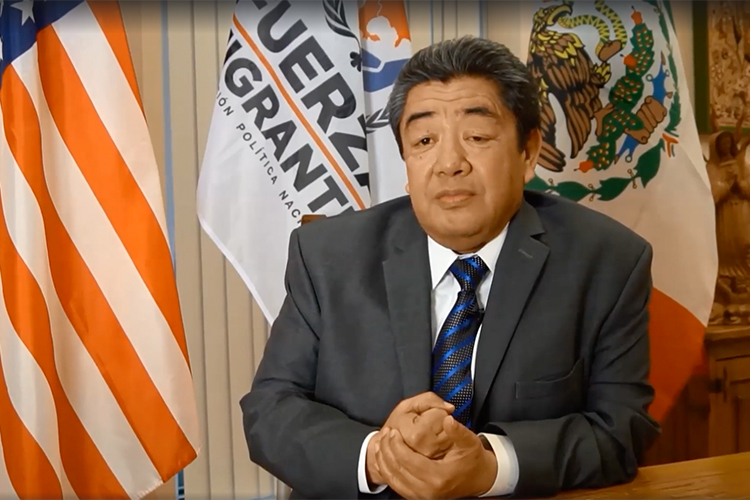 Jaime Lucero, presidente de Fuerza Migrante.