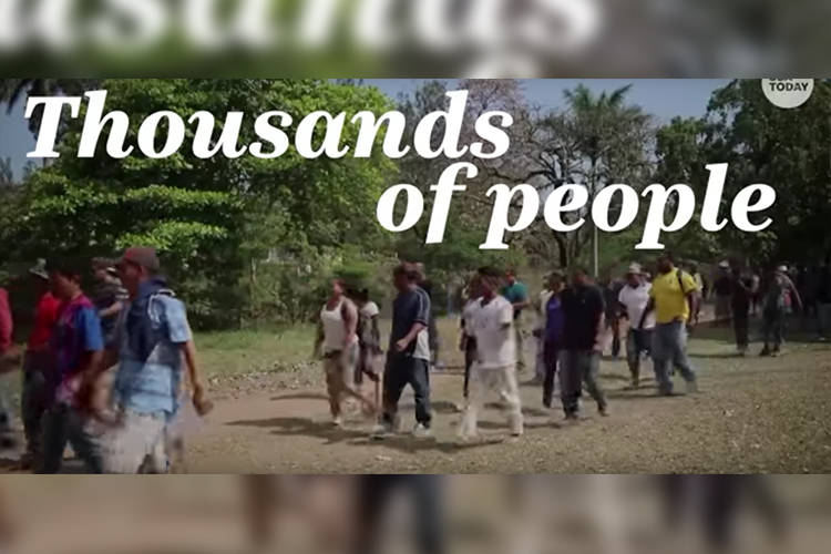 Los primeros integran de la caravana migrante han comenzado a ser recibidos por las autoridades estadounidenses en California, sin embargo, muchos otros continúan en México.