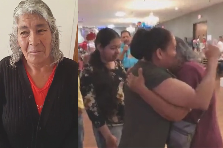 Este sábado el sueño de Amalia Martínez Gómez por fin se hizo realidad y gracias al programa Corazón de Plata Zacatecas pudo volver a ver y abrazar a todos sus hijos