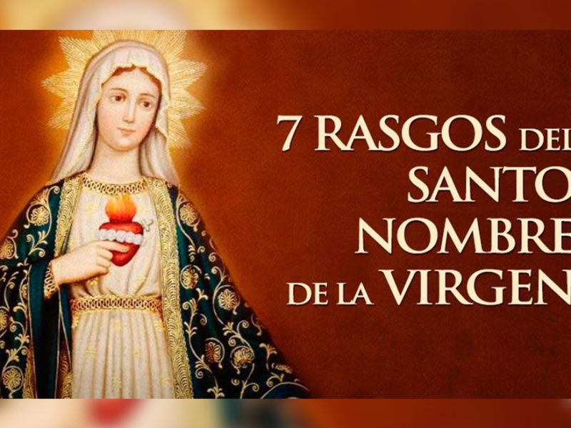 El nombre de María fue elegido por el cielo y se le impuso por divina disposición, como lo atestiguan San Jerónimo, San Epifanio, San Antonino y otros