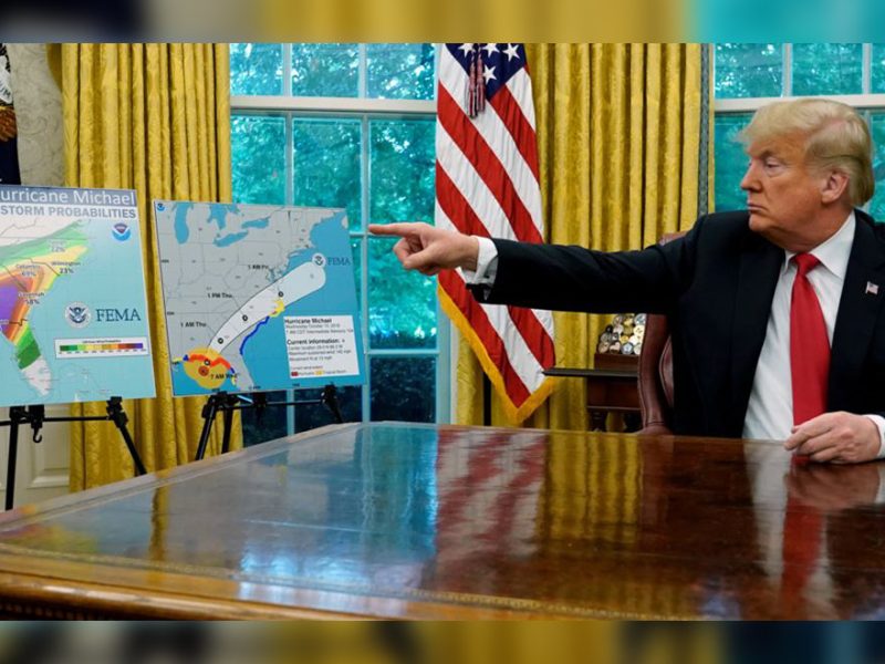 Debido al peligro del huracán Michael, los agentes de la migra anunciaron que suspenderán sus operativos en los estados afectados por el meteoro.