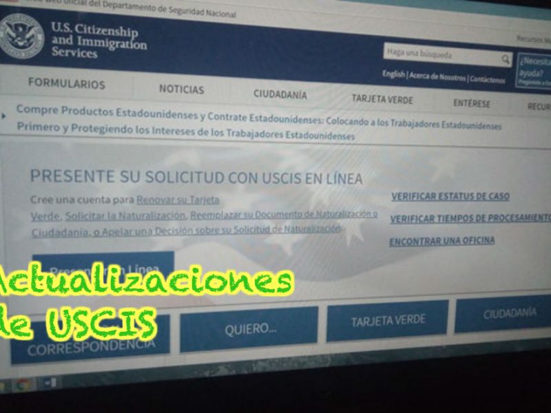 En los últimos meses USCIS anunció varios cambios en el trámite de citas, procesos de naturalización y el trámite de green cards