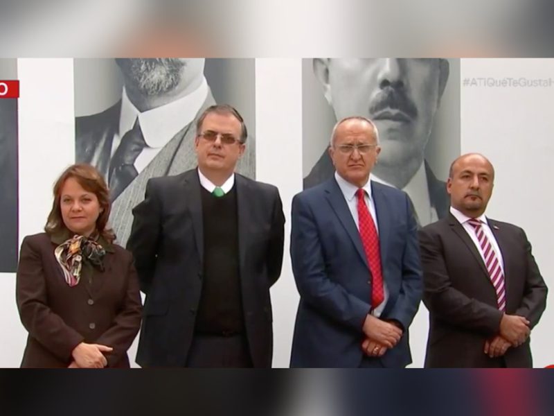 Marcelo Ebrard dijo el éxodo migrante estará en el país por varios meses y sus integrantes no serán deportados mientras busquen asilo en EU.