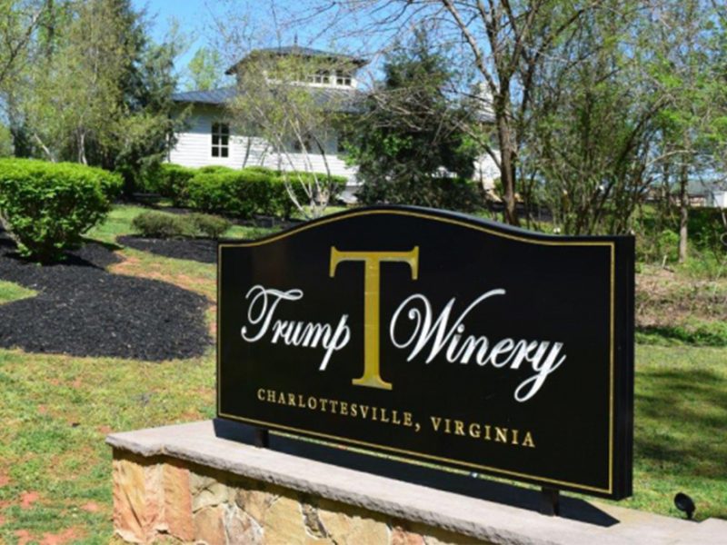 La empresa Trump Winery es propiedad del hijo del presidente de Estados Unidos desde 2012, cuando su padre se la entregó.