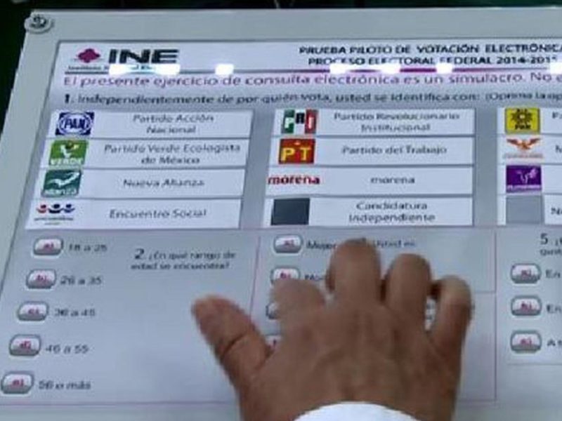 el INE informó  que esperan  que para las elecciones del 2021, los mexicanos ya puedan utilizar el sistema de voto por internet