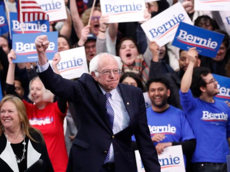 Sanders declara victoria en la primaria demócrata de New Hampshire