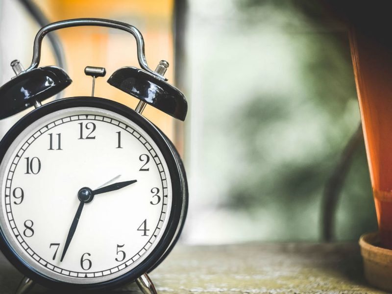 Reloj cambio de horario