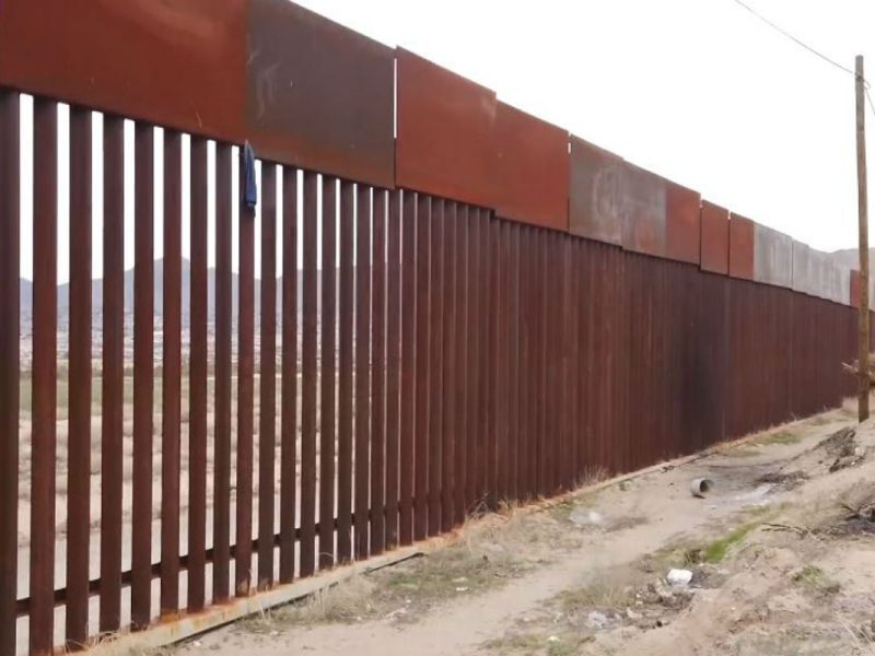 Parte del muro fronterizo