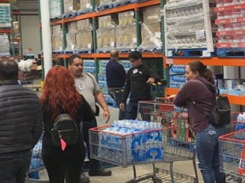 Desabastecimiento en tiendas y compras de pánico por Covid-19 en el norte de México