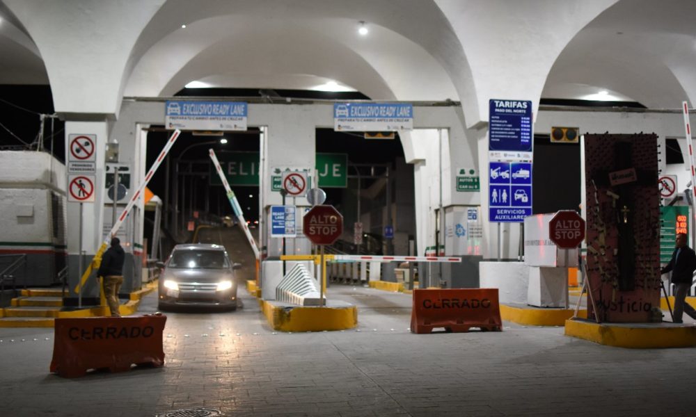 Estados Unidos activa restricción de cruces fronterizos desde México