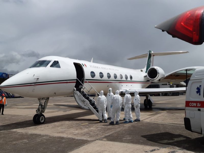 Sedena viajó por mexicana varada en Perú por ser sospechosa de Covid-19