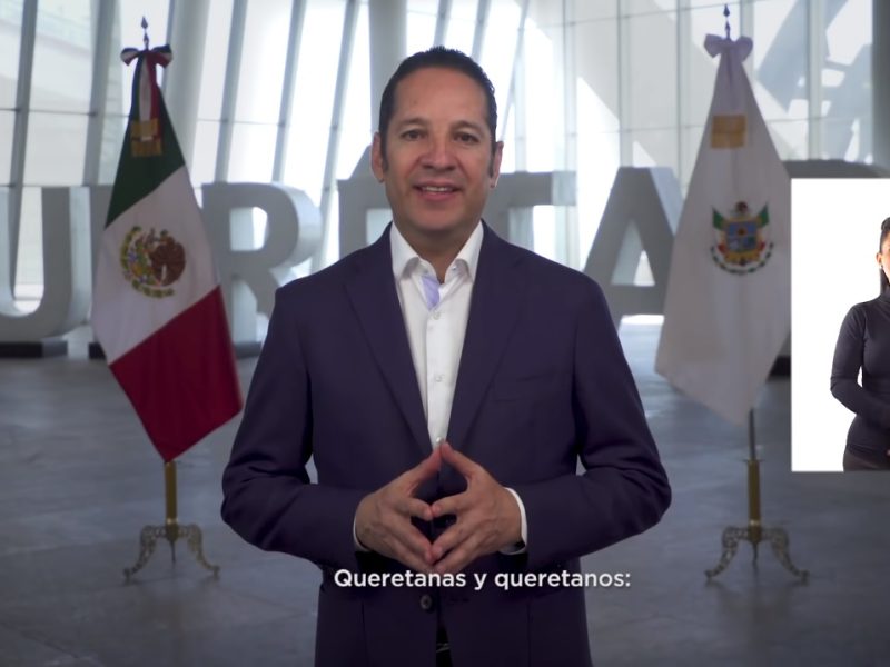 Gobernador de Querétaro da positivo a coronavirus Covid-19