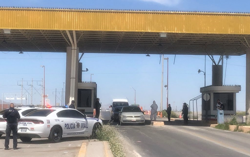 Punto de revisión en el kilómetro 30 Fotografía: Rocío Gallegos
