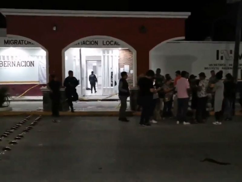 INM tenosique incendio Movimiento Migrante Mesoamericano