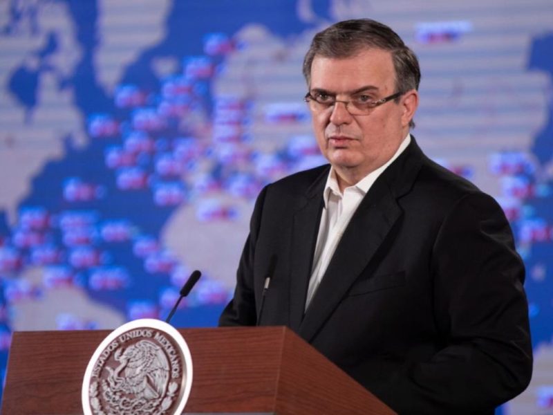 El secretario de Relaciones Exteriores, Marcelo Ebrard Casaubon