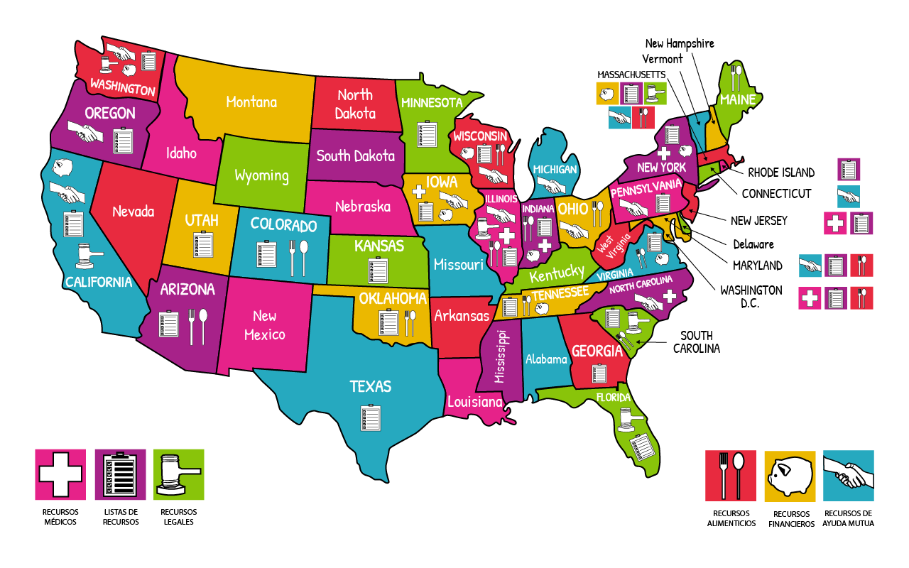 Mapa Estados Unidos