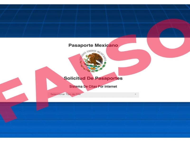 Emisión de pasaportes falsos