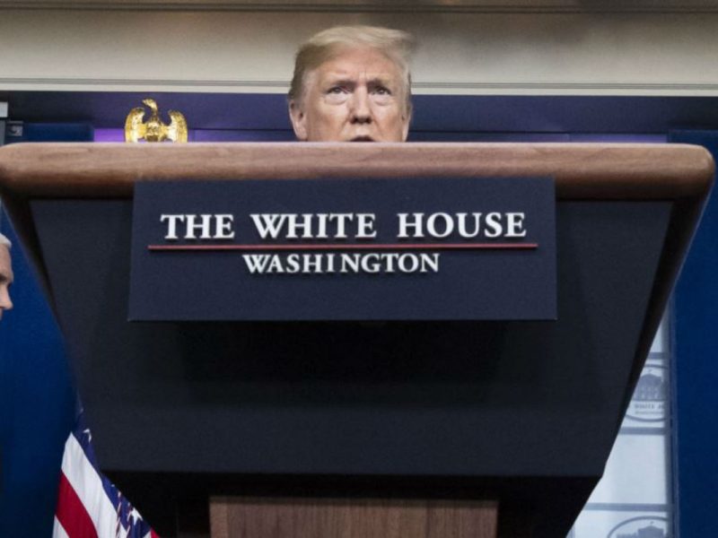 Donald Trump conferencia AP VOA