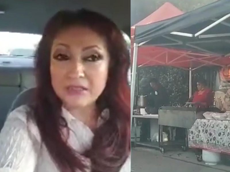 Seguidora de Trump critica la venta de tacos durante la pandemia