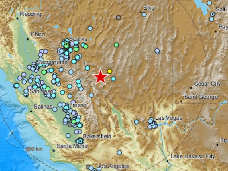 Sismo de 6-4 en nevada