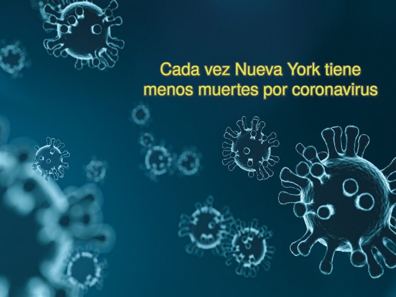 Cada vez Nueva York tiene menos muertes por coronavirus