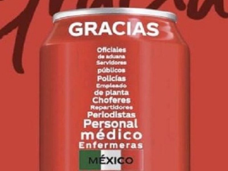 Coca Cola lanza lata para dar gracias al personal médico