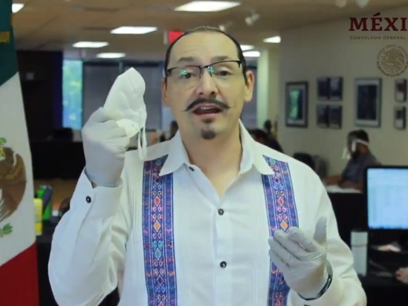 Consulado de México en Dallas pide reforzar medidas sanitarias por incremento de Covid-19 en Texas