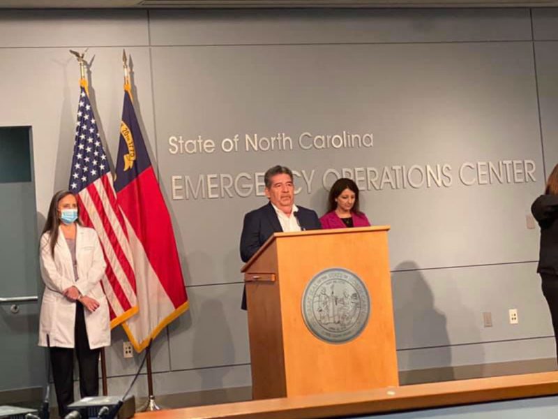 Juvencio Rocha Amexcan apoyos Departamento de Salud Carolina del Norte