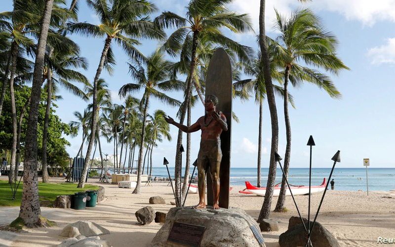 Se espera que, el jueves, el huracán Douglas alcance la categoría 3. Foto: Reuters, VOA
